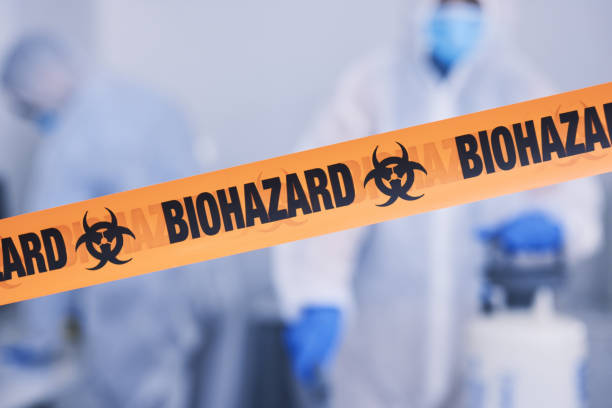Professional Biohazard Cleanup technician working in Spring Branch, TX